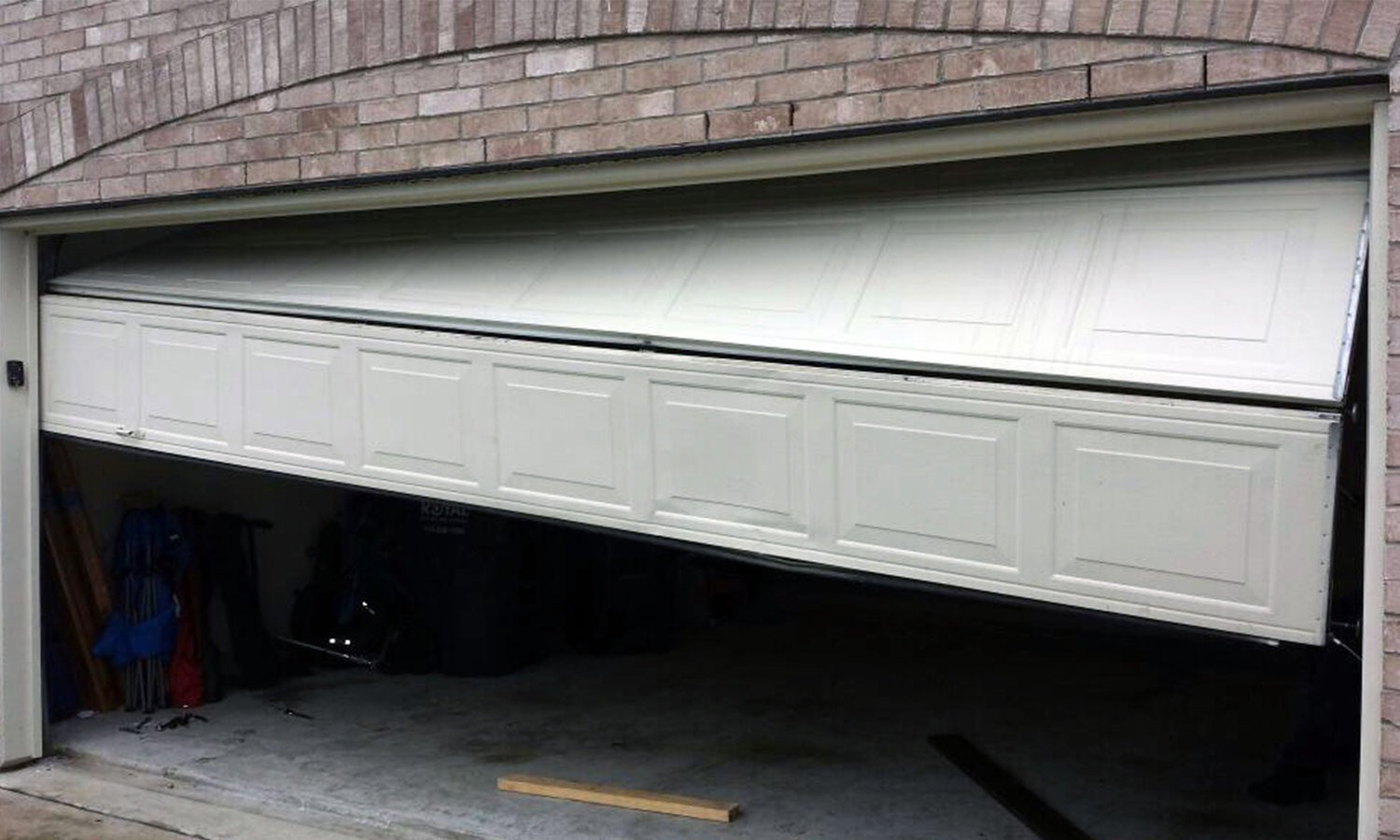 Garage Door Off Track Repair