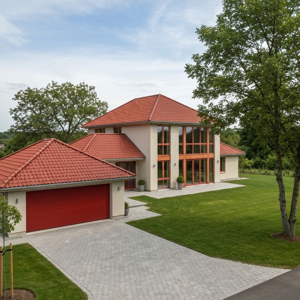 House with garage door